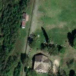 Sand Volleyball Court — aerial view
