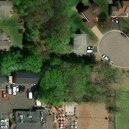 Maple Grove Beach Volleyball Court #5 — aerial view