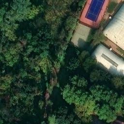 Country club — aerial view