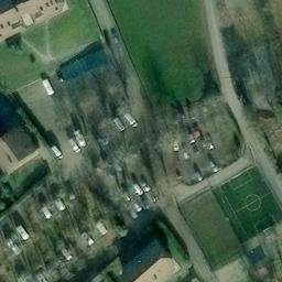Sand Volleyball Court — aerial view