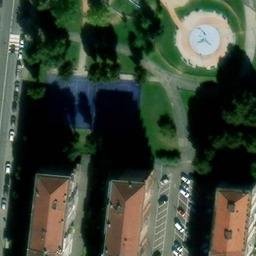 Volleyball Court — aerial view