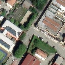 Sand Volleyball Court — aerial view