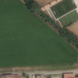 Volleyball Court near Galliavola — aerial view