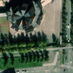 Volleyball Court — aerial view