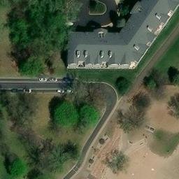 White Bear Lake Beach Volleyball Court — aerial view