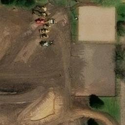 Fridley Beach Volleyball Court #3 — aerial view