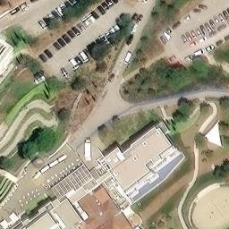 Sand Volleyball Court — aerial view