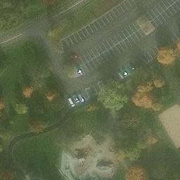 Greenfield Beach Volleyball Court #4 — aerial view