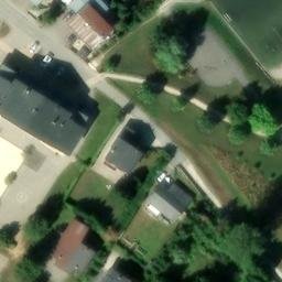 Volleyball Court near Villard-de-Lans — aerial view