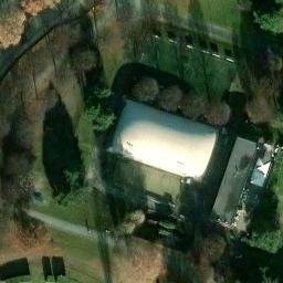 Sand Volleyball Court — aerial view
