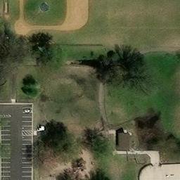 Crystal Beach Volleyball Court — aerial view