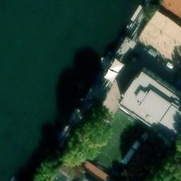 Sand Volleyball Court — aerial view