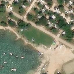 Sand Volleyball Court — aerial view