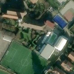 Sand Volleyball Court — aerial view