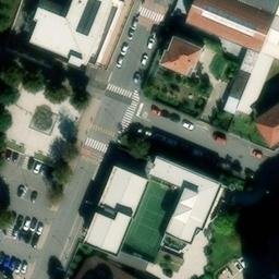 Volleyball Court near Grugliasco — aerial view