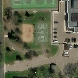 New Hope Beach Volleyball Court #3 — aerial view
