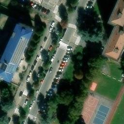 Volleyball Court — aerial view