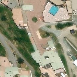 Sand Volleyball Court — aerial view