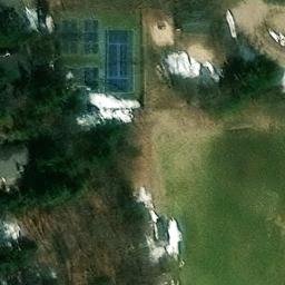 Leland Beach Volleyball Court — aerial view
