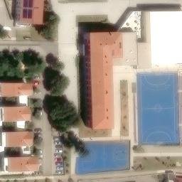 Volleyball Court — aerial view