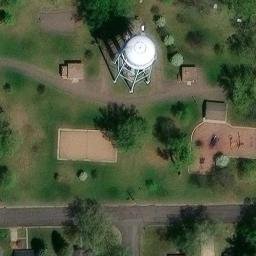 North Saint Paul Beach Volleyball Court — aerial view