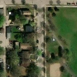 Near North Beach Volleyball Court #2 — aerial view