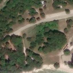 Sand Volleyball Court — aerial view
