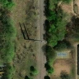 Sand Volleyball Court in Minneapolis, MN — aerial view