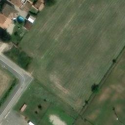 Campo da beach volley — aerial view