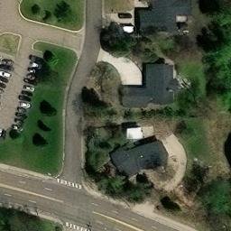 King of Grace Volleyball Courts — aerial view