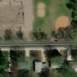 Roseville Beach Volleyball Court #3 — aerial view
