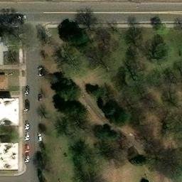Sand Volleyball Court in Minneapolis, MN — aerial view