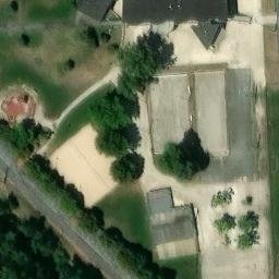 Sand Volleyball Court — aerial view