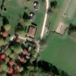 Sand Volleyball Court — aerial view
