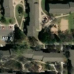 University Beach Volleyball Court #3 — aerial view