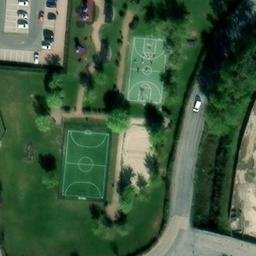 Volleyball Court — aerial view