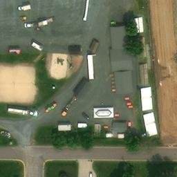 Thorp Beach Volleyball Court — aerial view