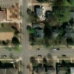 Hamline - Midway Beach Volleyball Court — aerial view
