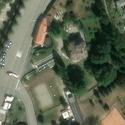 Sand Volleyball Court — aerial view