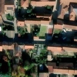 Volleyball Court near Volvera — aerial view