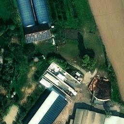 Sand Volleyball Court — aerial view