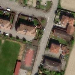 Volleyball Court — aerial view