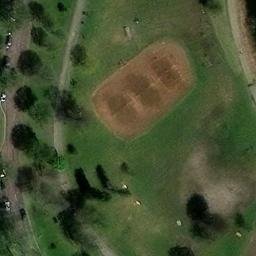 Bde Maka Ska Volleyball Courts — aerial view