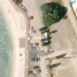 Sand Volleyball Court — aerial view
