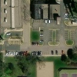 Highland Beach Volleyball Court — aerial view