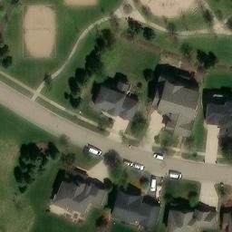 Woodbury Beach Volleyball Court #5 — aerial view