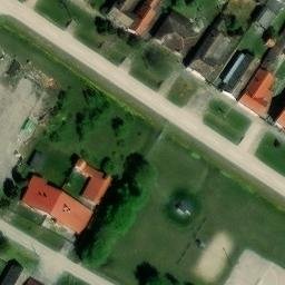 Sand Volleyball Court — aerial view