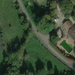Sand Volleyball Court — aerial view