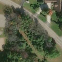 Sand Volleyball Court in Rothschild, WI — aerial view
