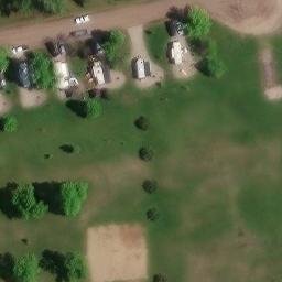 Hutchinson Beach Volleyball Court — aerial view